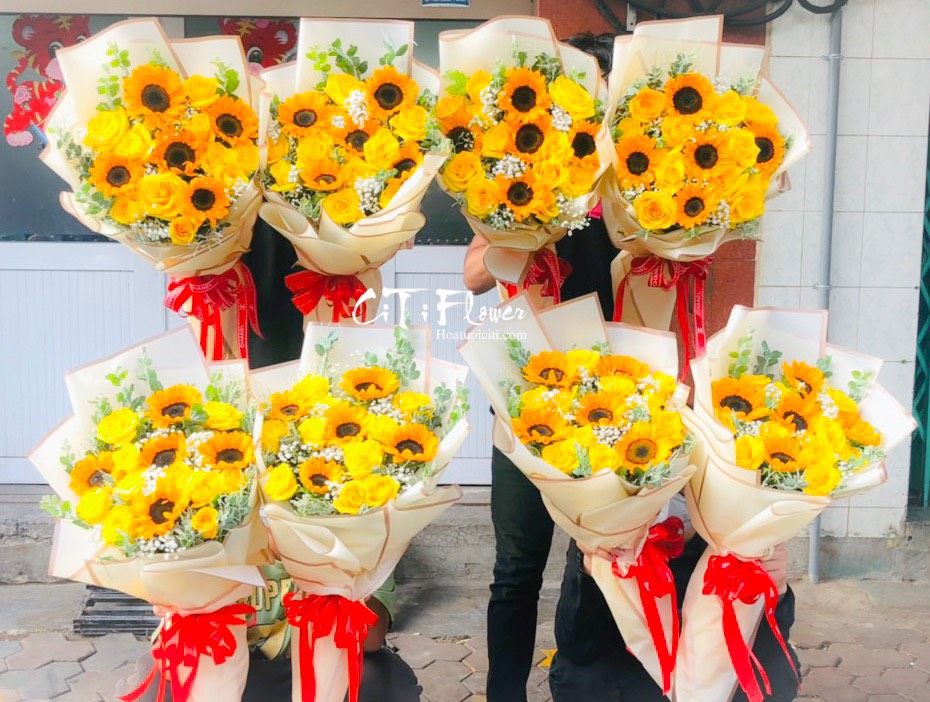 Bó hoa hướng dương